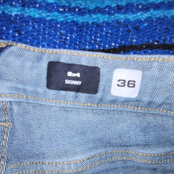 Mens 36 Blue Jeans Volcom Pants Skinny - Picture 5 of 5